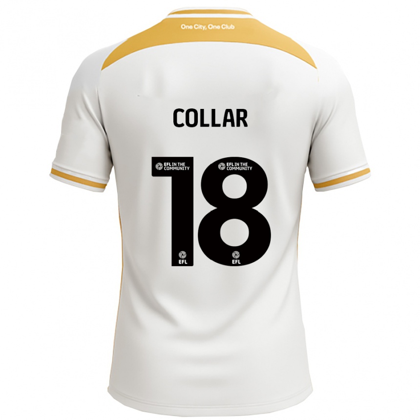 גברים כדורגל ויל קויאר #18 לבן זהב ג'רזי ביתית 2025/26