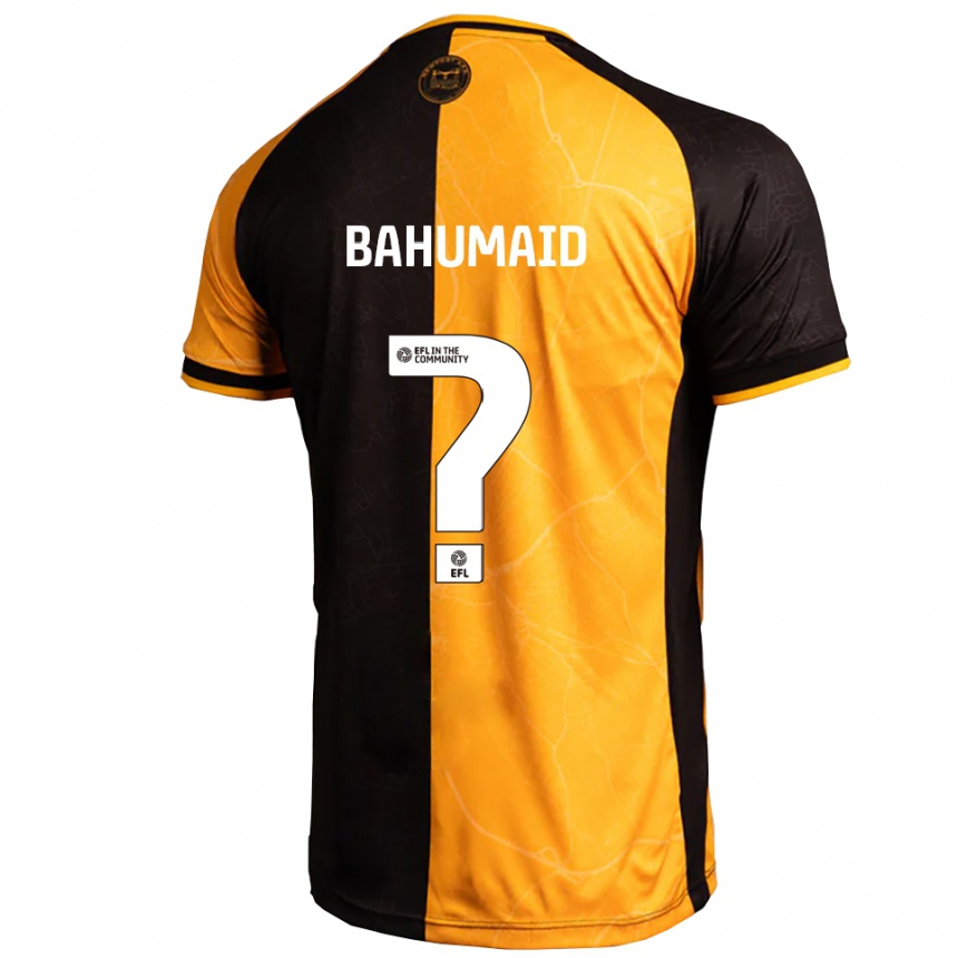 גברים כדורגל Jaden Bahumaid #0 צהוב שחור ג'רזי ביתית 2025/26