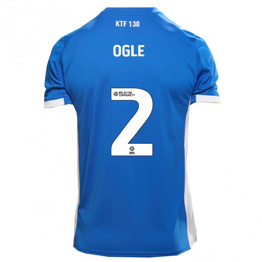 גברים כדורגל רייגן אוגל #2 כחול לבן ג'רזי ביתית 2025/26