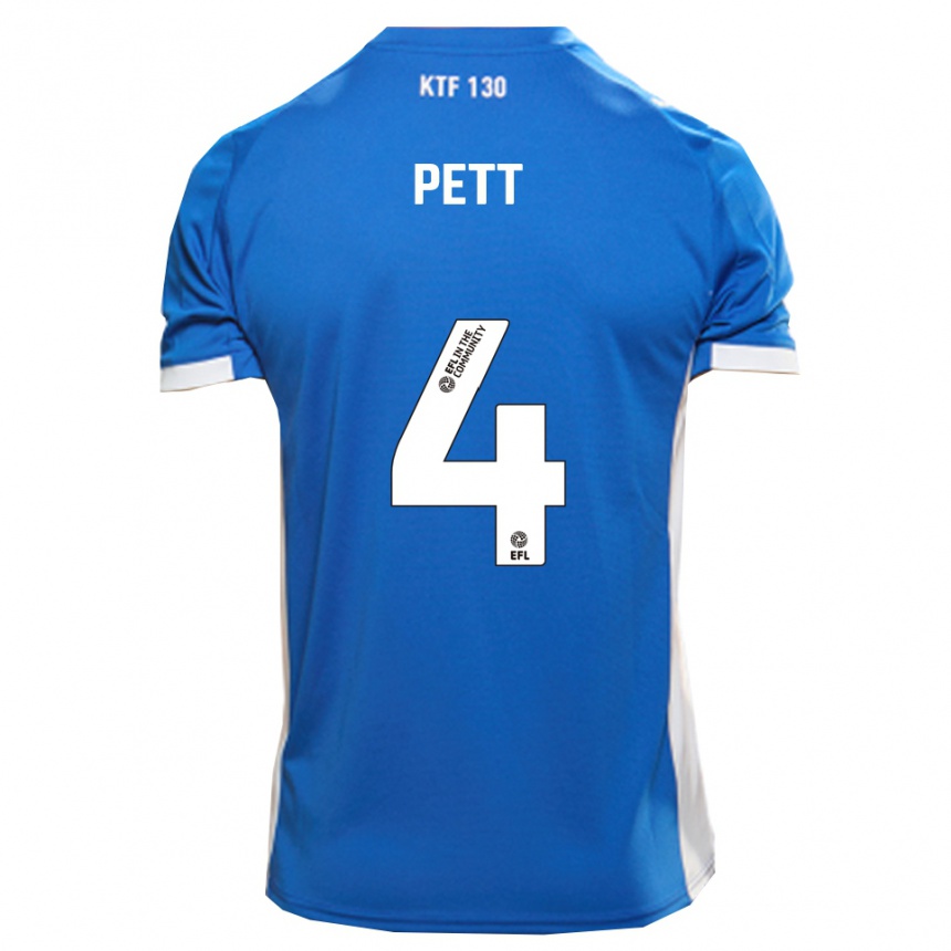 גברים כדורגל טום פט #4 כחול לבן ג'רזי ביתית 2025/26