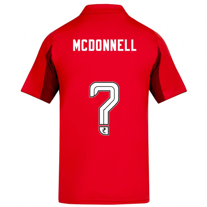 גברים כדורגל נועה מקדונל #0 אדום בורדו ג'רזי ביתית 2025/26