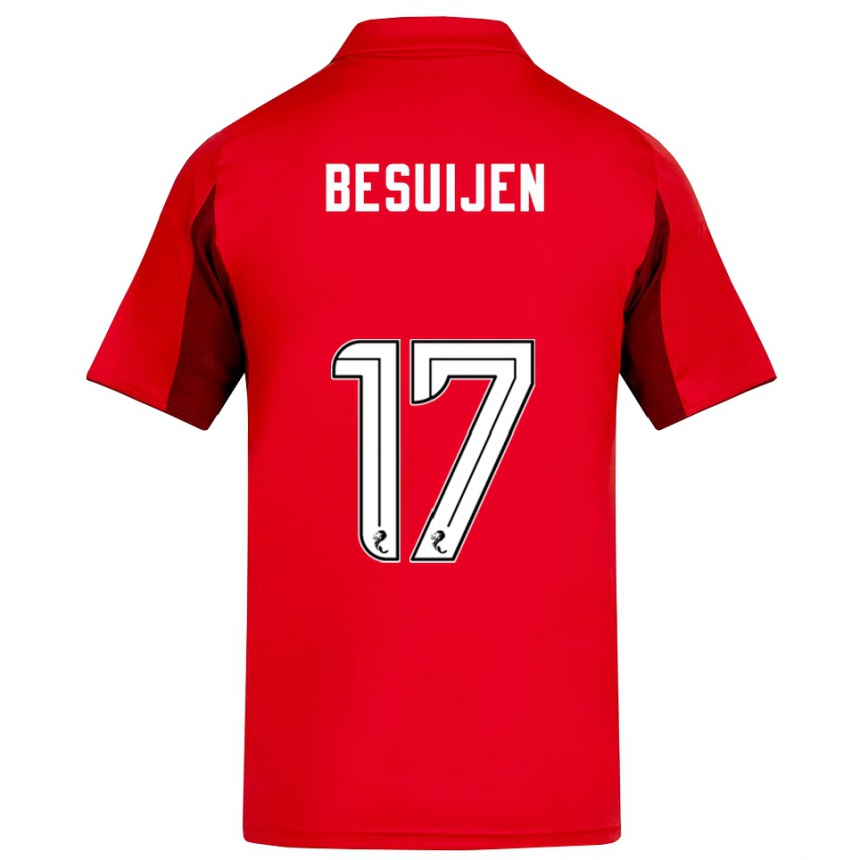 גברים כדורגל ויסנטה בסוייג'ן #17 אדום בורדו ג'רזי ביתית 2025/26