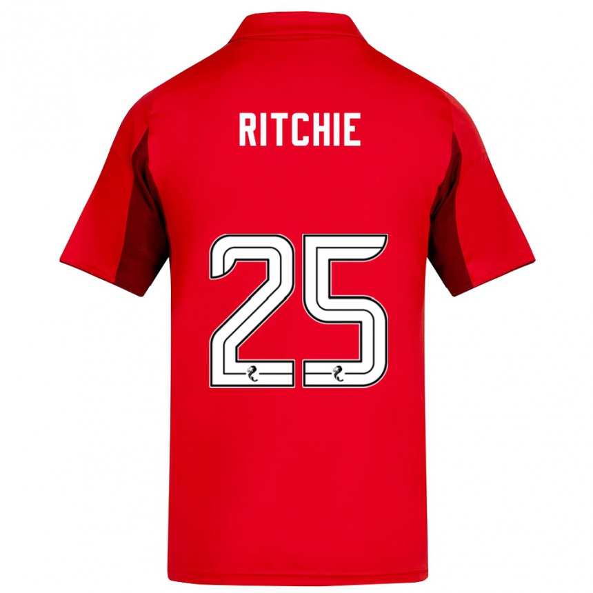 גברים כדורגל טום ריצ'י #25 אדום בורדו ג'רזי ביתית 2025/26