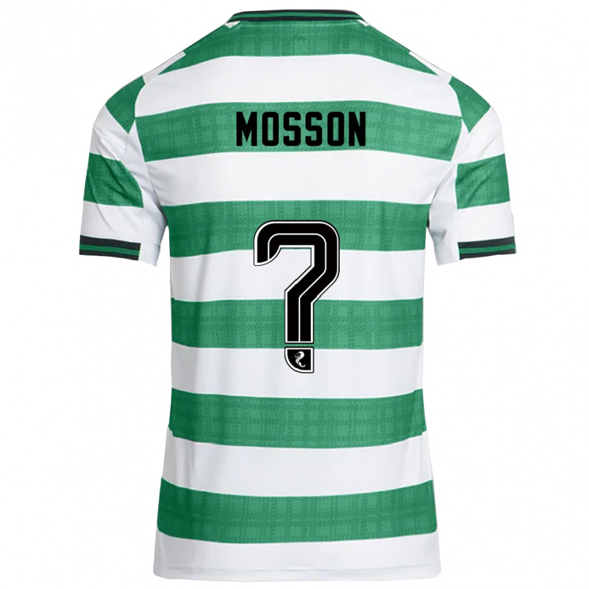 גברים כדורגל לואי מוסון #0 ירוק לבן ג'רזי ביתית 2025/26 גברים כדורגל לואי מוסון #0 ירוק לבן ג'רזי ביתית 2025/26
