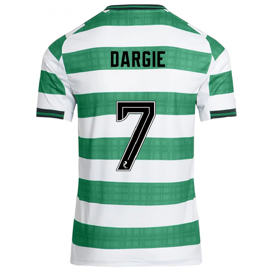 גברים כדורגל ריס דארג׳י #7 ירוק לבן ג'רזי ביתית 2025/26