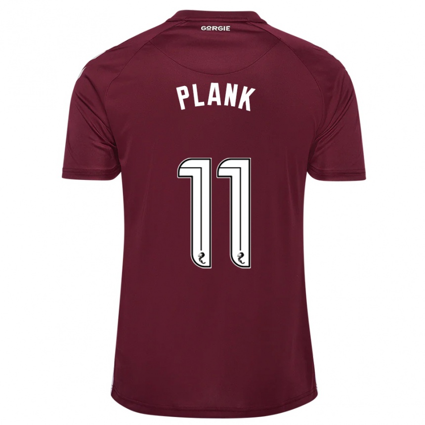 גברים כדורגל דום פלאנק #11 בורדו לבן ג'רזי ביתית 2025/26