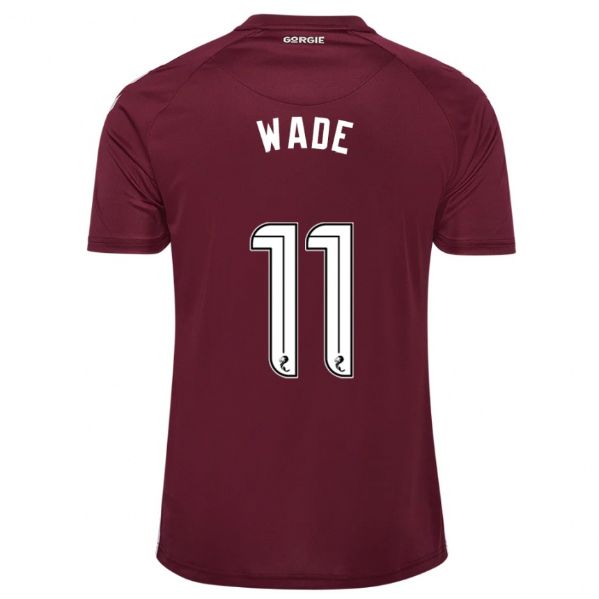 גברים כדורגל לורן וייד #11 בורדו לבן ג'רזי ביתית 2025/26