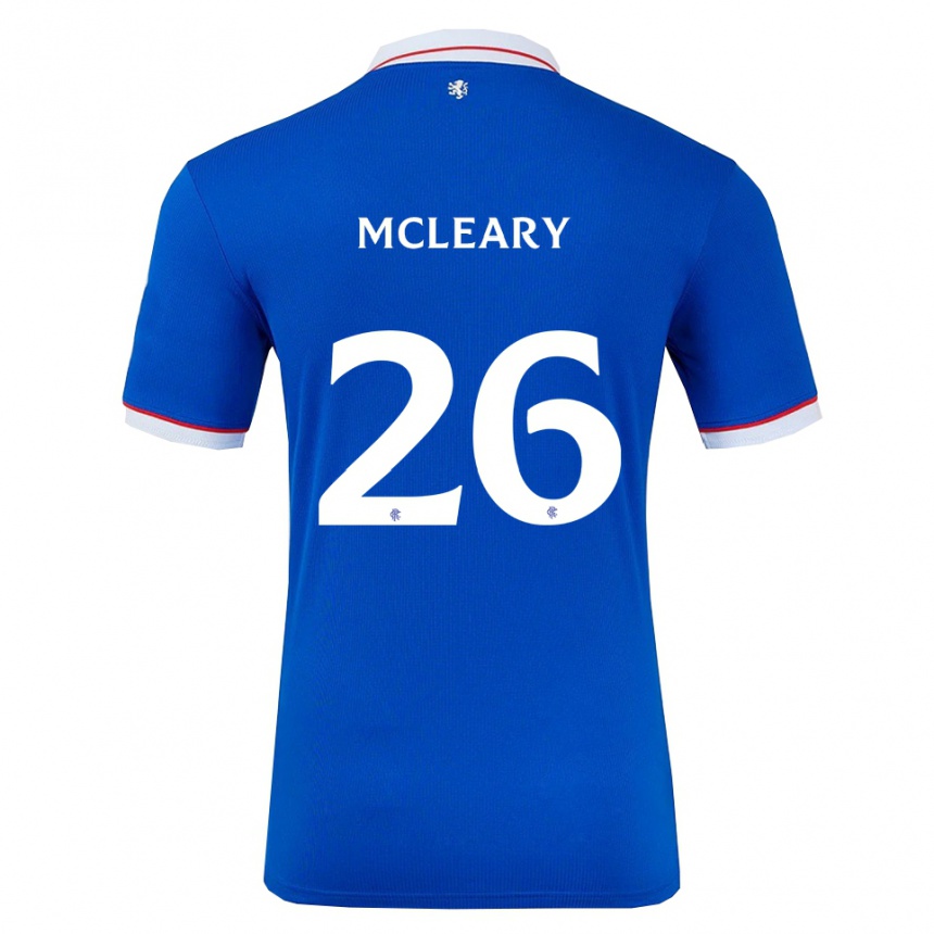 גברים כדורגל ג׳ודי מקלירי #26 כחול לבן ג'רזי ביתית 2025/26