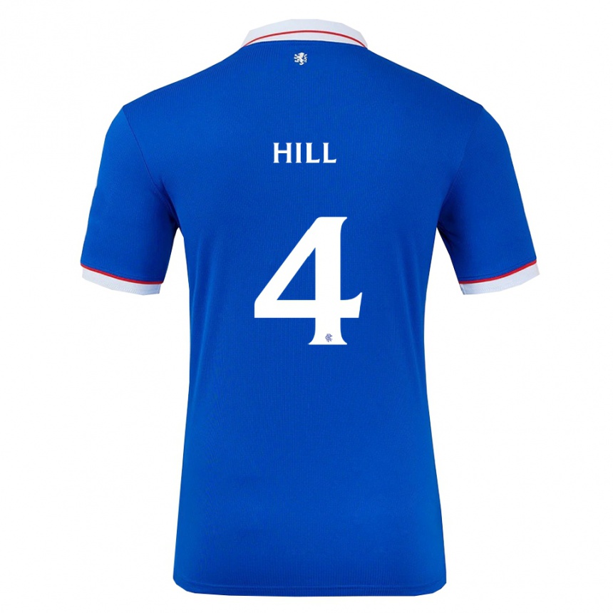 גברים כדורגל קתרין היל #4 כחול לבן ג'רזי ביתית 2025/26
