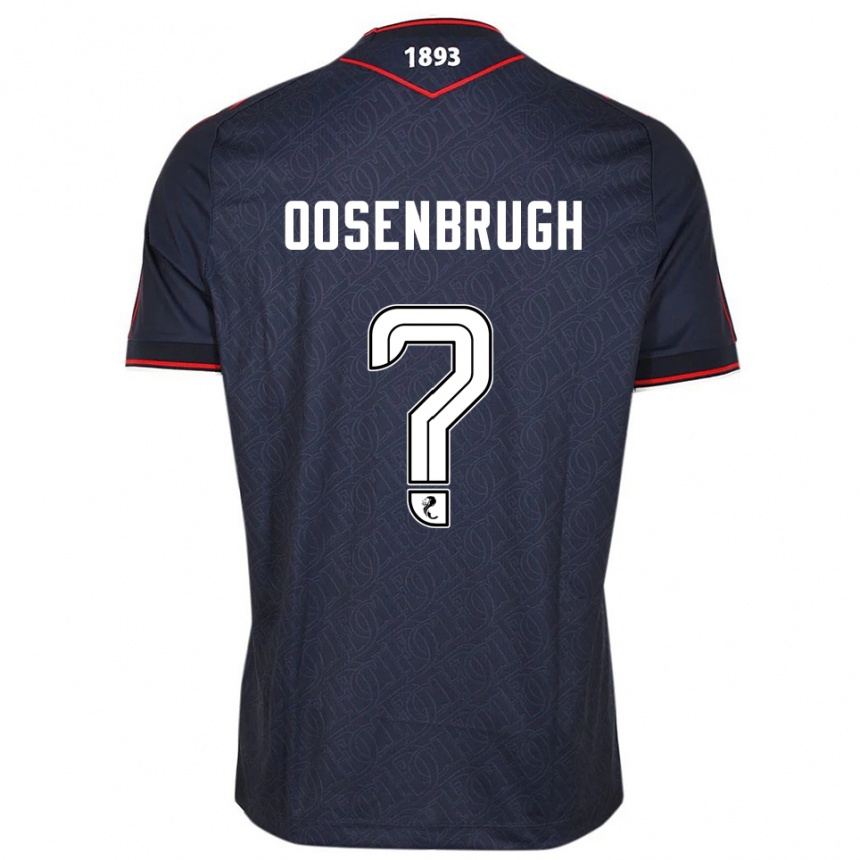 גברים כדורגל Charley Oosenbrugh #0 כחול נייבי לבן ג'רזי ביתית 2025/26