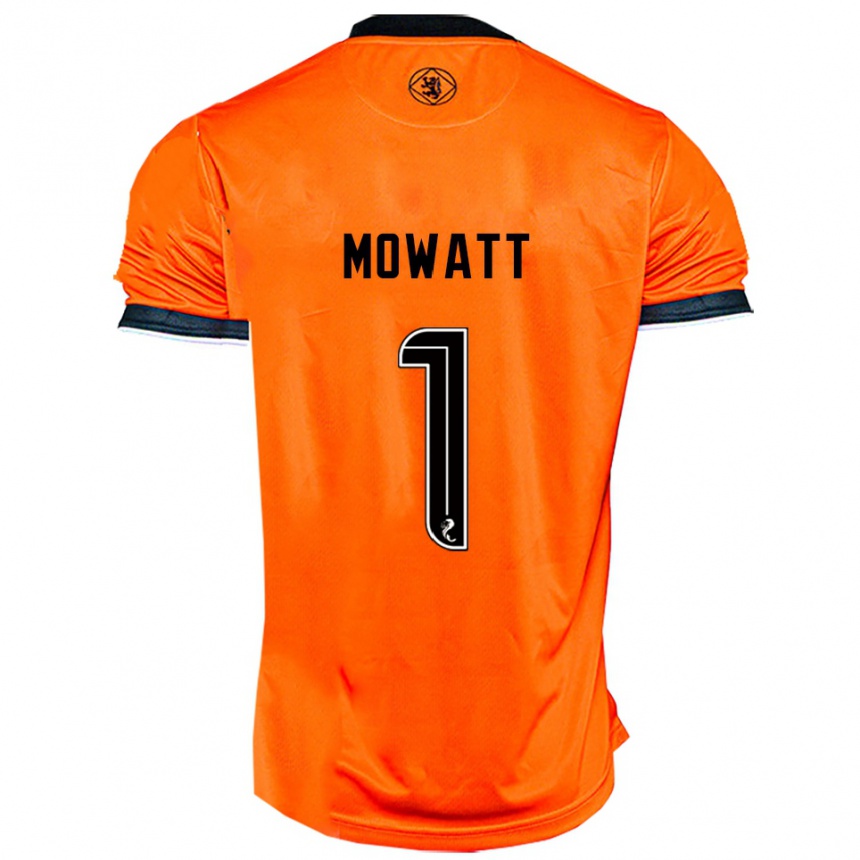 גברים כדורגל בת' מוואט #1 כתום שחור ג'רזי ביתית 2025/26