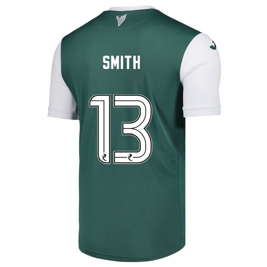 גברים כדורגל Jordan Smith #13 ירוק לבן ג'רזי ביתית 2025/26