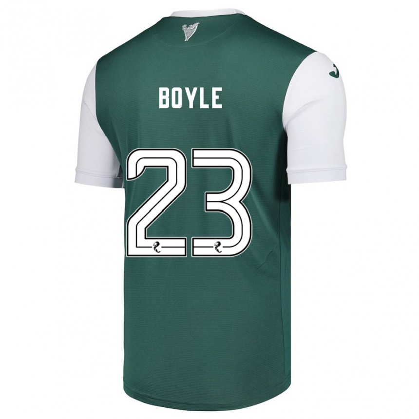 גברים כדורגל רייצ'ל בויל #23 ירוק לבן ג'רזי ביתית 2025/26
