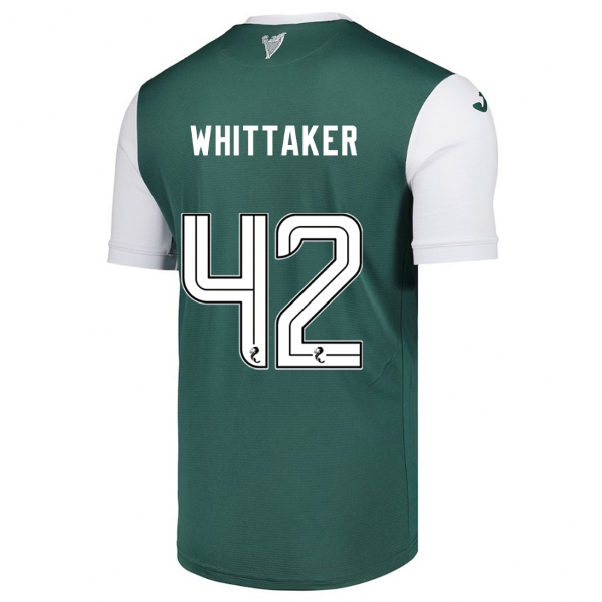 גברים כדורגל רורי ויטאקר #42 ירוק לבן ג'רזי ביתית 2025/26