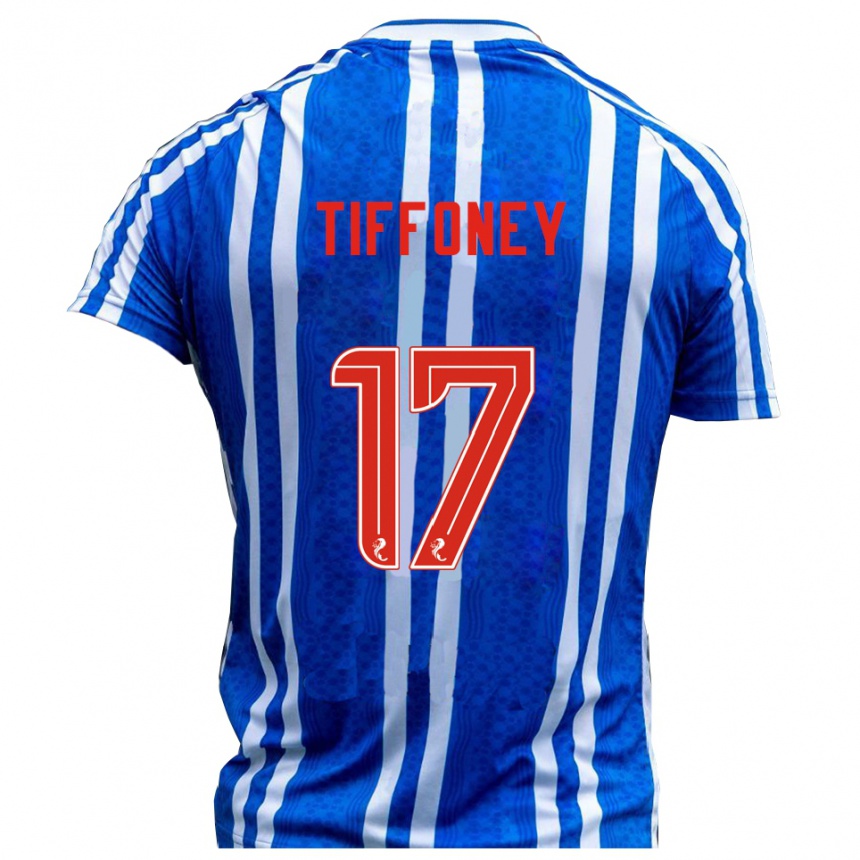 גברים כדורגל סקוט טיפוני #17 כחול לבן ג'רזי ביתית 2025/26