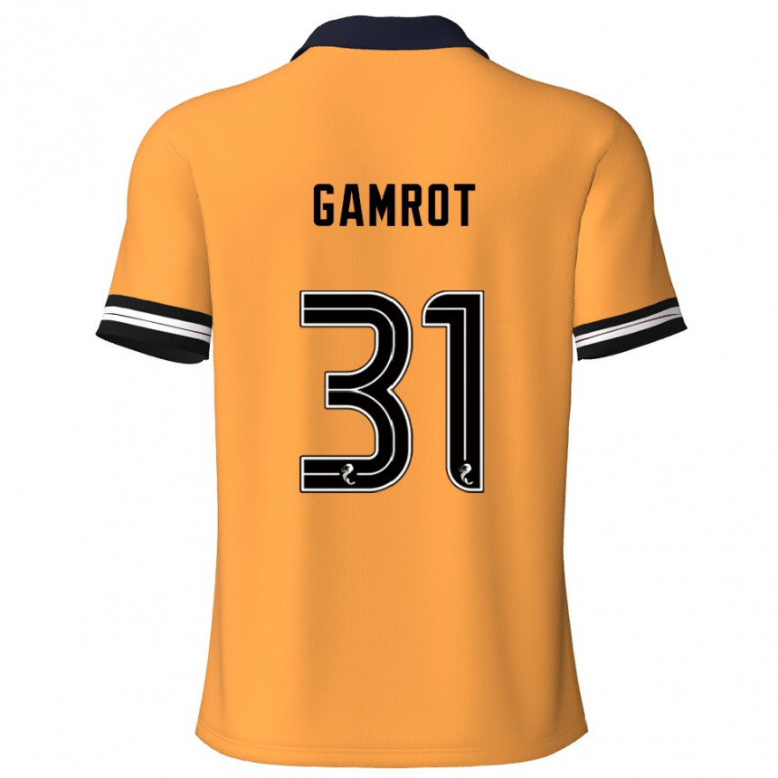 גברים כדורגל Schenai Gamrot #31 צהוב שחור ג'רזי ביתית 2025/26