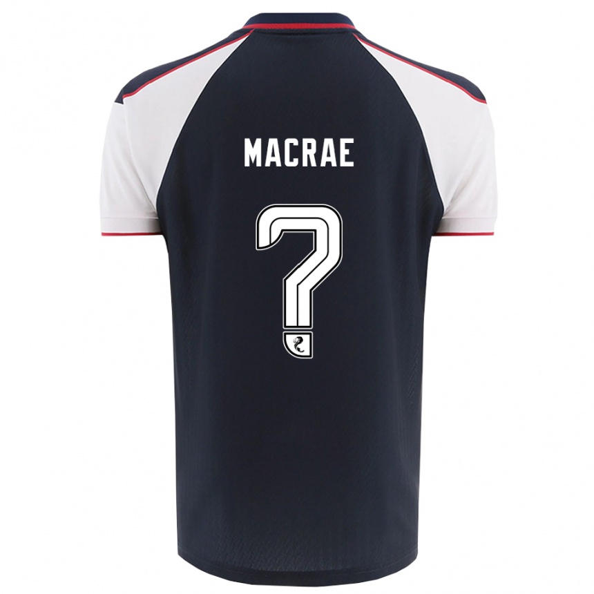 גברים כדורגל Jane Macrae #0 כחול נייבי לבן ג'רזי ביתית 2025/26