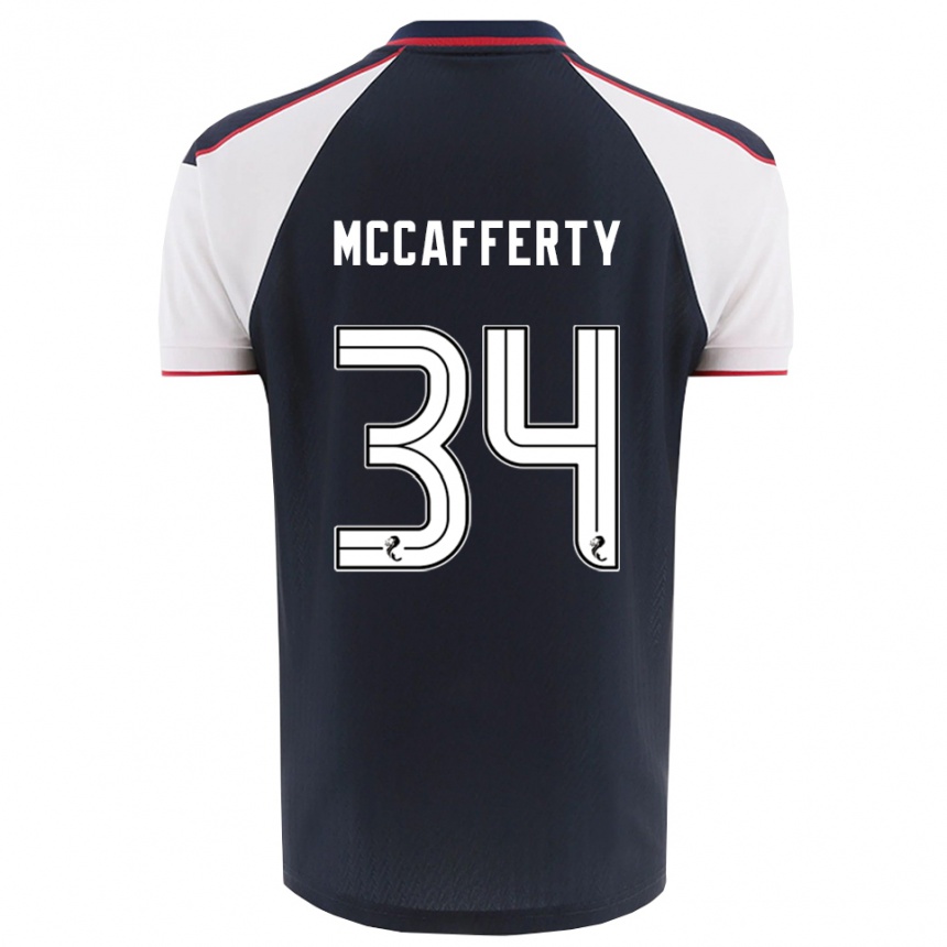 גברים כדורגל פלין מקאפרטי #34 כחול נייבי לבן ג'רזי ביתית 2025/26