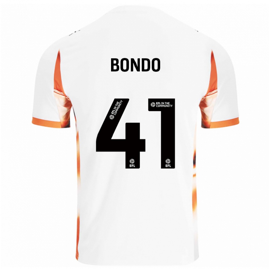 גברים כדורגל Terry Bondo #41 לבן כתום שחור הרחק ג'רזי 2025/26