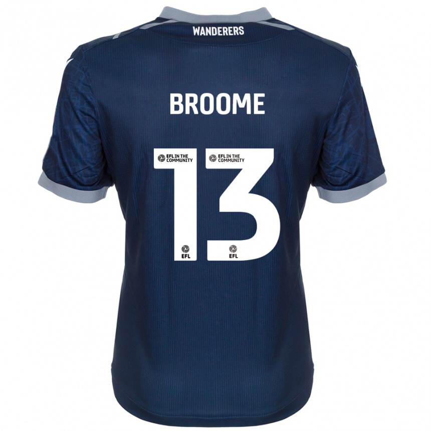 גברים כדורגל ניית׳ן ברום #13 כחול נייבי אפור הרחק ג'רזי 2025/26