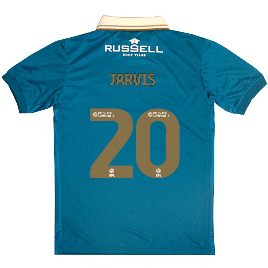 גברים כדורגל Charlotte Jarvis #20 תכלת לבן הרחק ג'רזי 2025/26