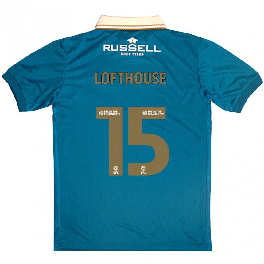 גברים כדורגל קיירן לופטהאוס #15 תכלת לבן הרחק ג'רזי 2025/26