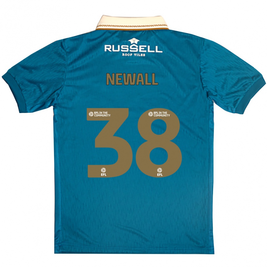 גברים כדורגל Jack Newall #38 תכלת לבן הרחק ג'רזי 2025/26