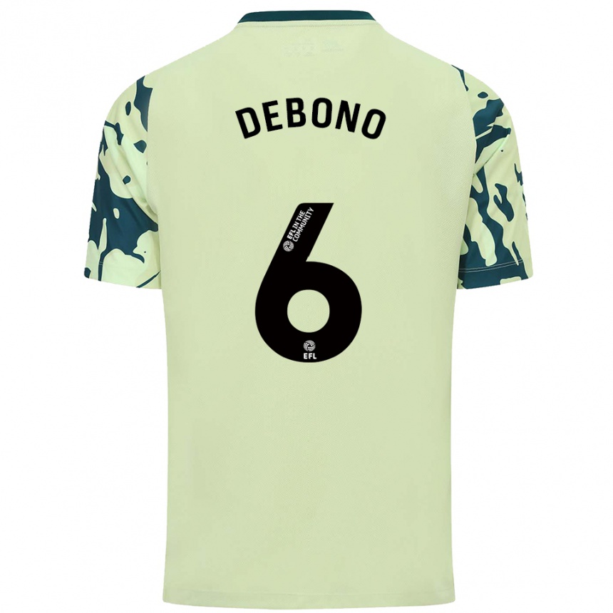 גברים כדורגל אליאס דבונו #6 ירוק כהה הרחק ג'רזי 2025/26 גברים כדורגל אליאס דבונו #6 ירוק כהה הרחק ג'רזי 2025/26
