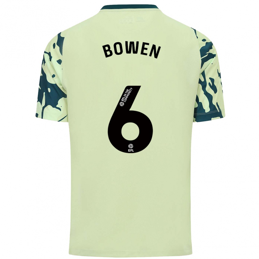 גברים כדורגל מייגן בואן #6 ירוק כהה הרחק ג'רזי 2025/26