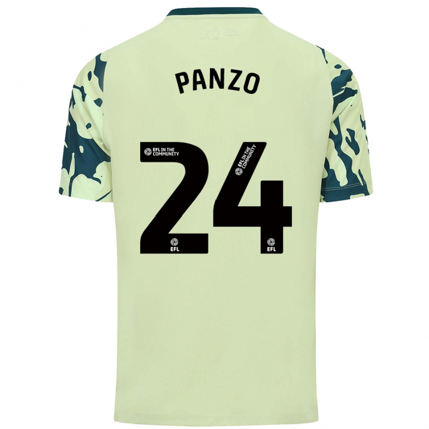 גברים כדורגל ג'ונתן פנזו #24 ירוק כהה הרחק ג'רזי 2025/26
