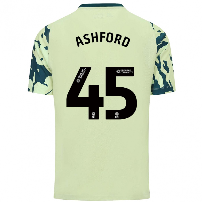 גברים כדורגל צ׳יאן אשפורד #45 ירוק כהה הרחק ג'רזי 2025/26