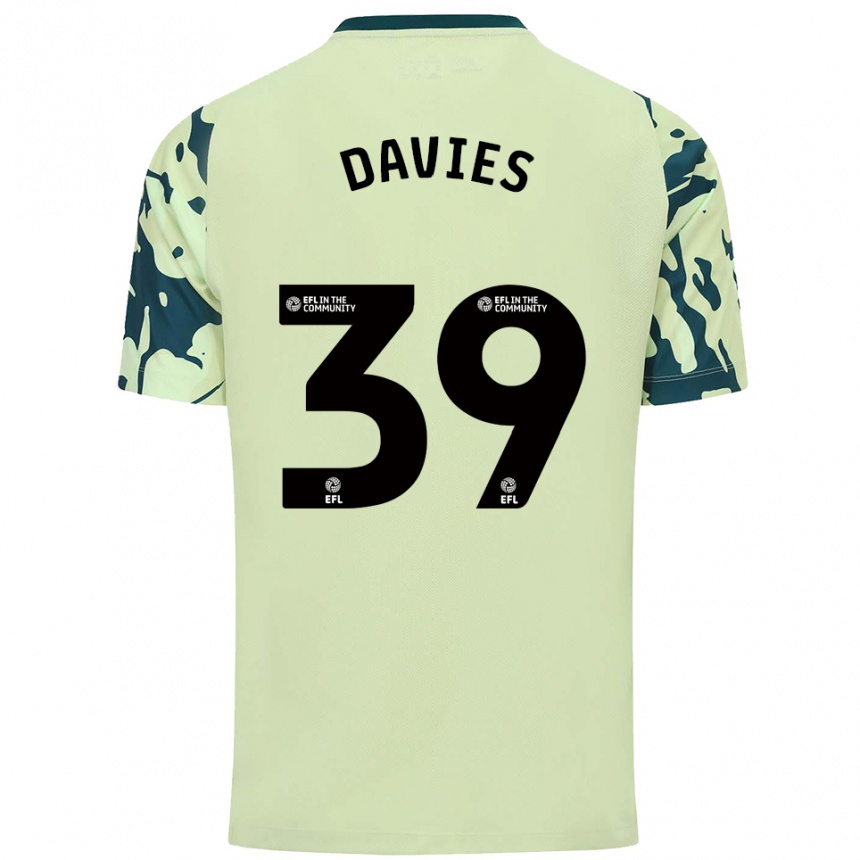 גברים כדורגל איסק דייוויס #39 ירוק כהה הרחק ג'רזי 2025/26