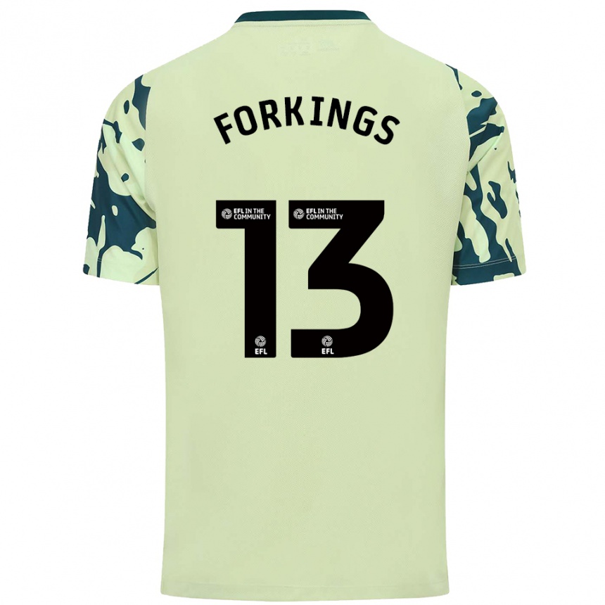 גברים כדורגל אמיליה פורקינגס #13 ירוק כהה הרחק ג'רזי 2025/26
