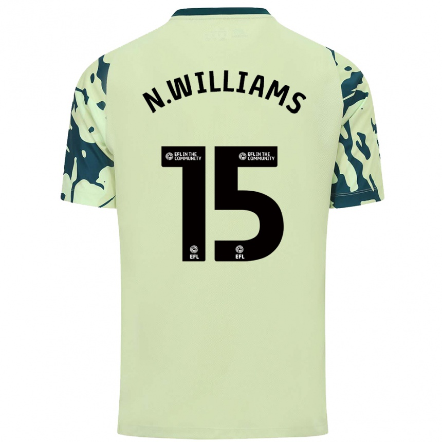 גברים כדורגל נואה וויליאמס #15 ירוק כהה הרחק ג'רזי 2025/26