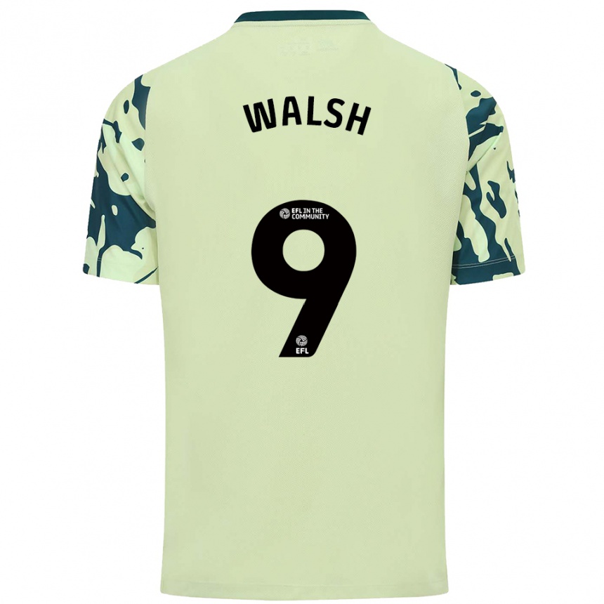 גברים כדורגל קתרין וולש #9 ירוק כהה הרחק ג'רזי 2025/26