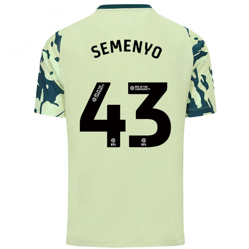 גברים כדורגל מה שזה לא יהיה #43 ירוק כהה הרחק ג'רזי 2025/26