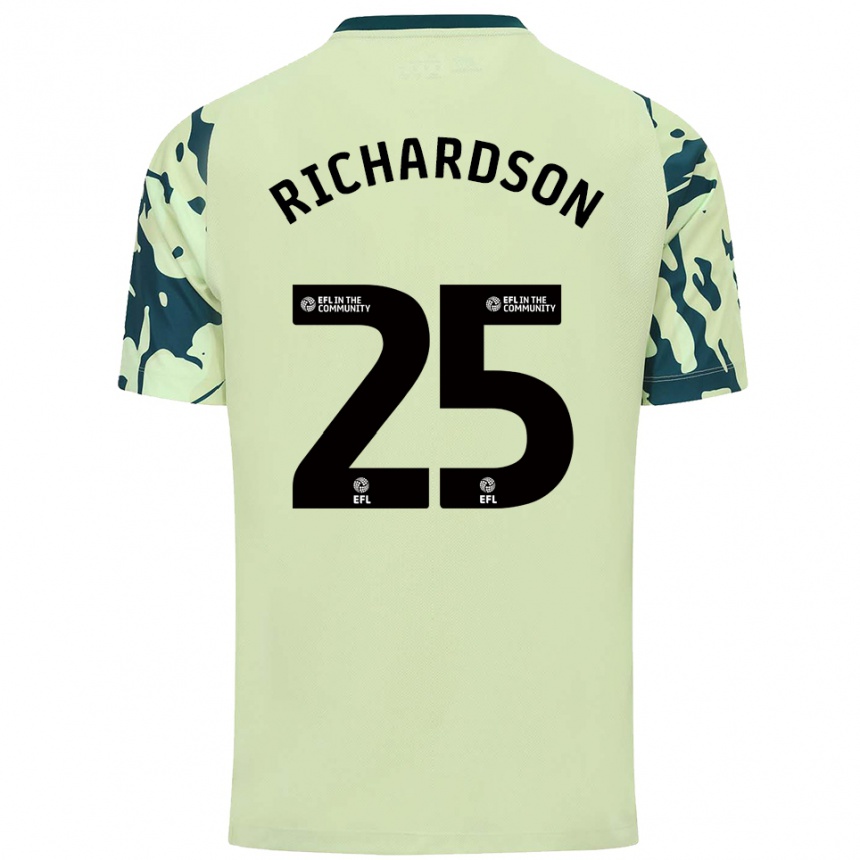 גברים כדורגל טייה ריצ'רדסון #25 ירוק כהה הרחק ג'רזי 2025/26