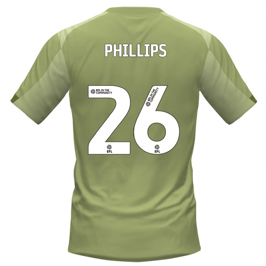 גברים כדורגל Noah Phillips #26 מרווה שמפניה הרחק ג'רזי 2025/26