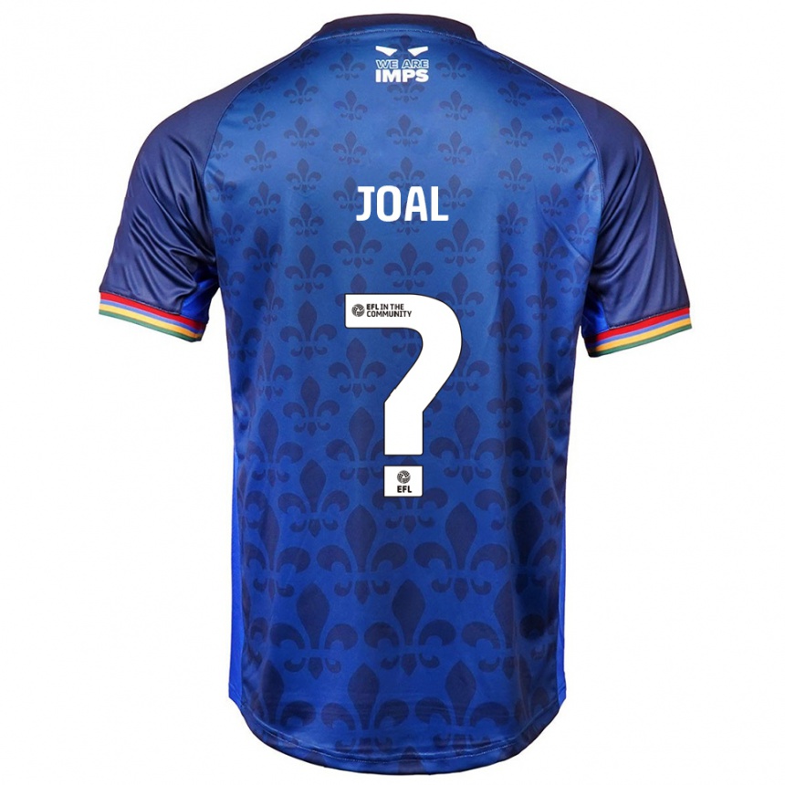 גברים כדורגל Sienna Joal #0 כחול נייבי הרחק ג'רזי 2025/26