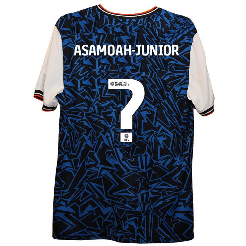 גברים כדורגל לויד אסמואה-ג׳וניור #0 כחול שחור לבן הרחק ג'רזי 2025/26