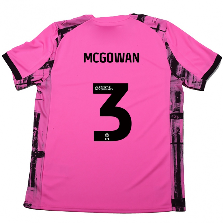 גברים כדורגל ארון מקגוואן #3 אדום ורד שחור הרחק ג'רזי 2025/26 גברים כדורגל ארון מקגוואן #3 אדום ורד שחור הרחק ג'רזי 2025/26