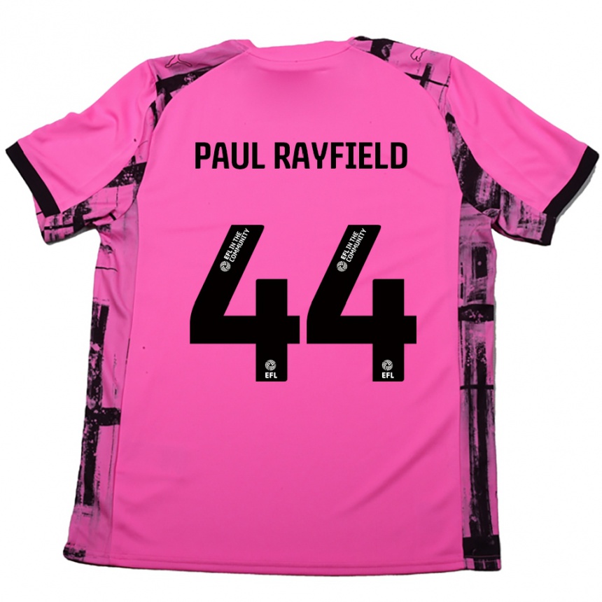 גברים כדורגל Josh Paul Rayfield #44 אדום ורד שחור הרחק ג'רזי 2025/26