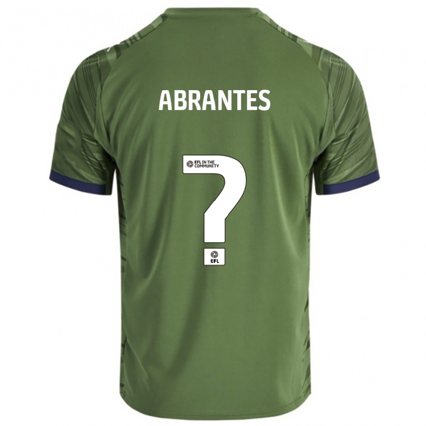 גברים כדורגל Jessica Abrantes #0 ירוק לבן הרחק ג'רזי 2025/26