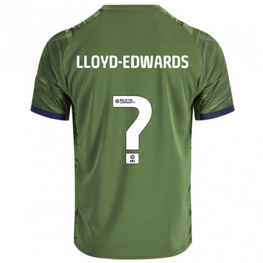 גברים כדורגל Arabella Lloyd-Edwards #0 ירוק לבן הרחק ג'רזי 2025/26