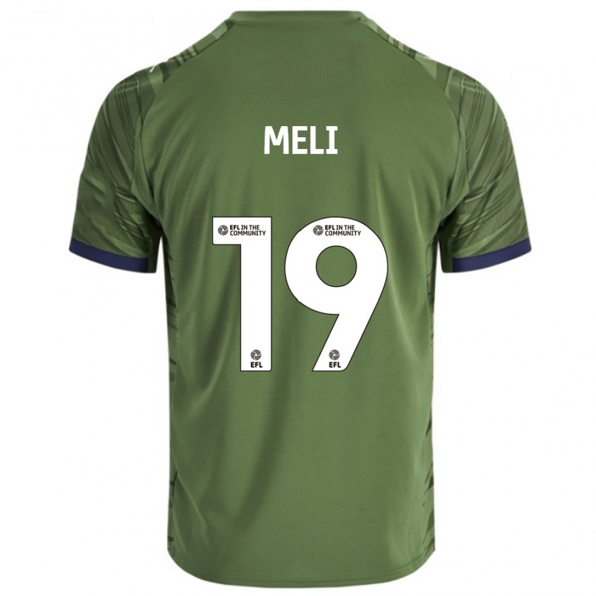 גברים כדורגל Emily Meli #19 ירוק לבן הרחק ג'רזי 2025/26