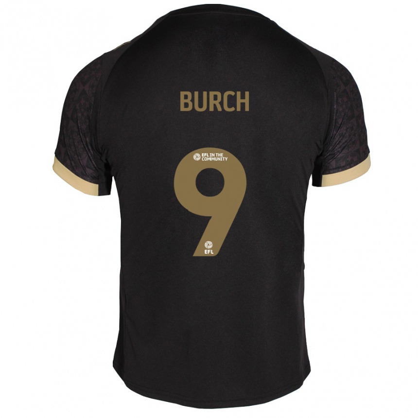 גברים כדורגל קיאן ברץ' #9 שחור זהב הרחק ג'רזי 2025/26