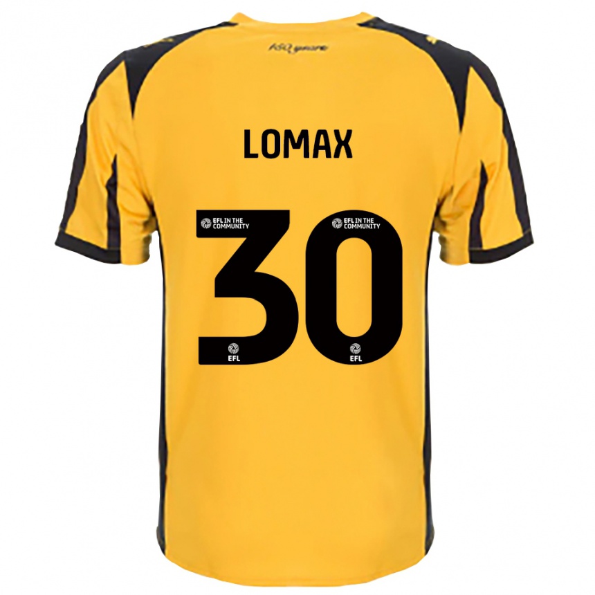 גברים כדורגל בן לומקס #30 כתום שחור הרחק ג'רזי 2025/26