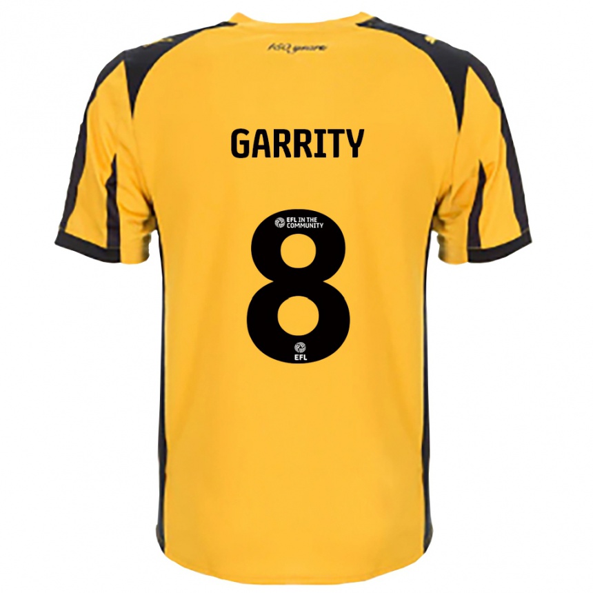 גברים כדורגל בן גאריטי #8 כתום שחור הרחק ג'רזי 2025/26