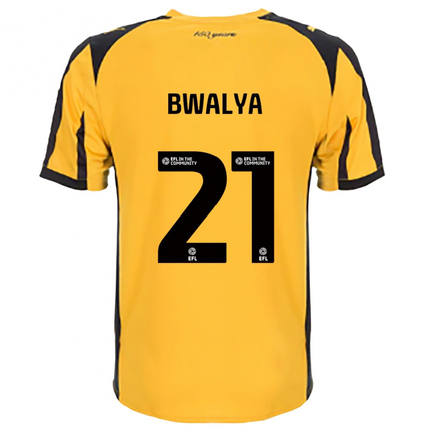 גברים כדורגל Sophie Bwalya #21 כתום שחור הרחק ג'רזי 2025/26