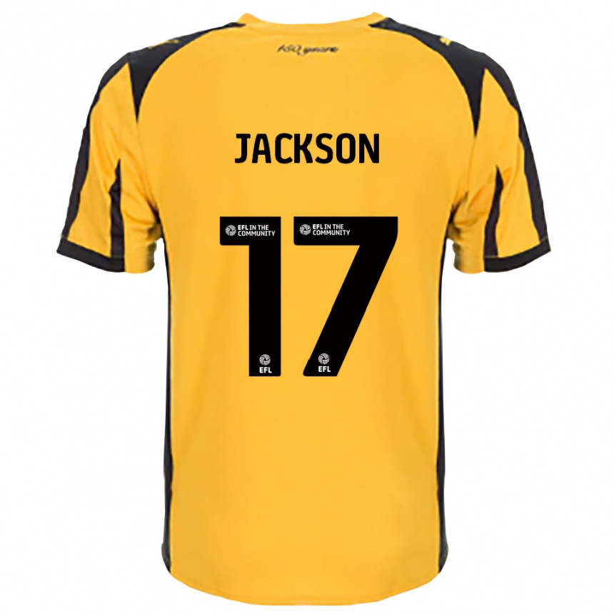 גברים כדורגל Freya Jackson #17 כתום שחור הרחק ג'רזי 2025/26